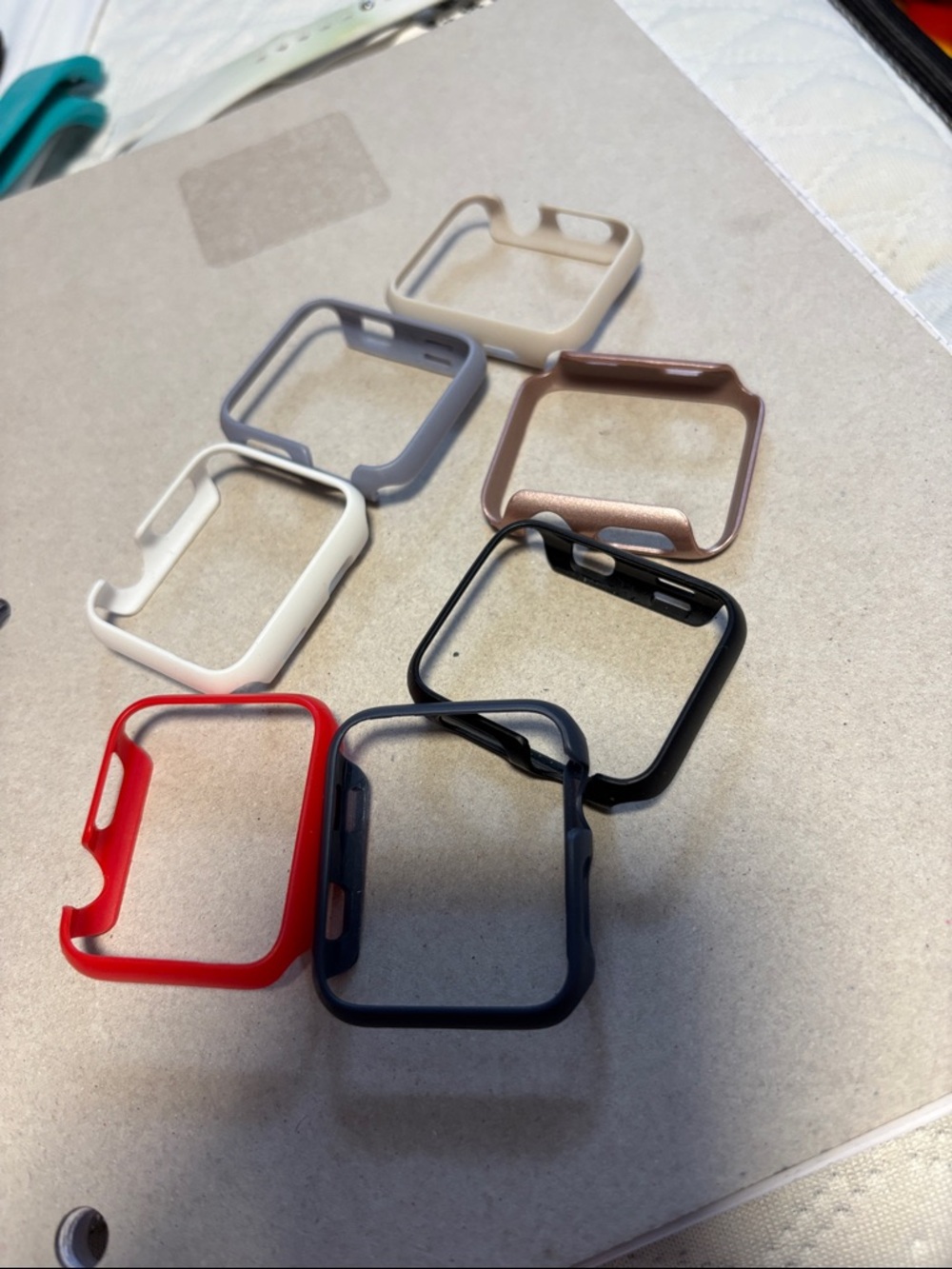 Protective Silicone Apple Watch Case Cover for Smartwatches - Multiple Colors